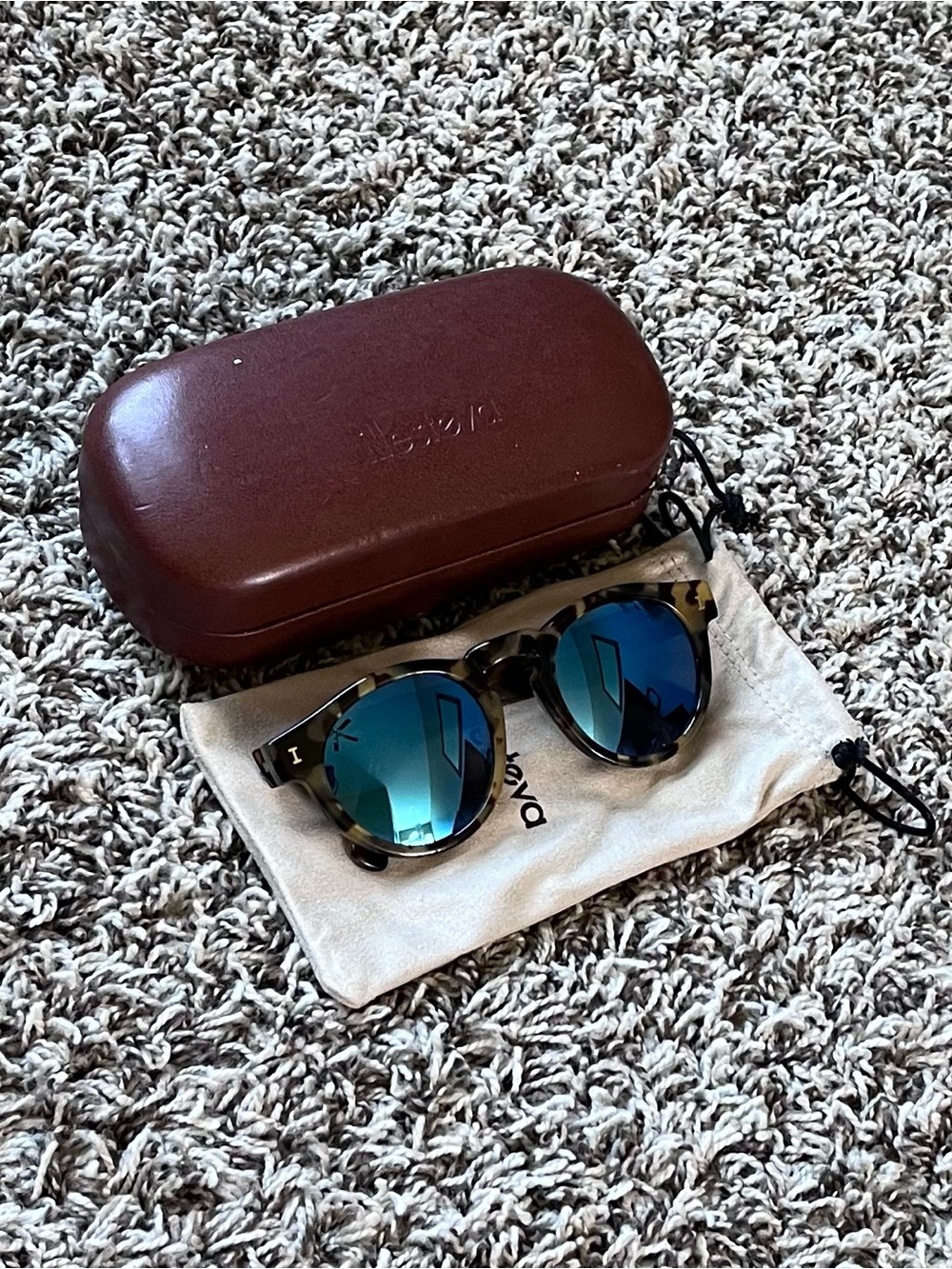 Illesteva Leonard Tortoise Sunglasses